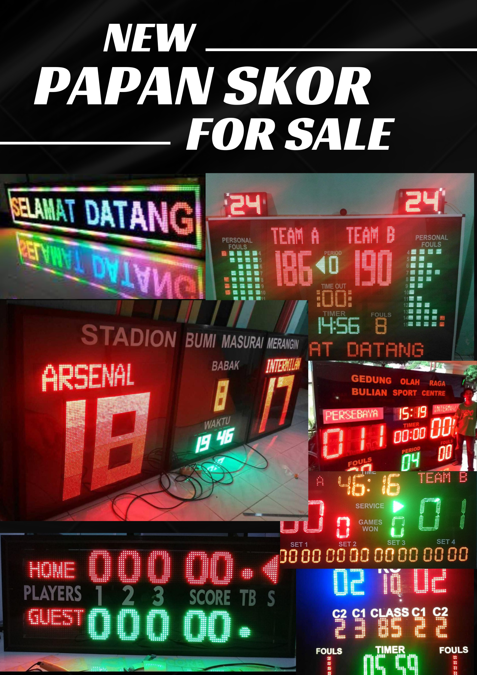 Black Sport Car Sale Poster